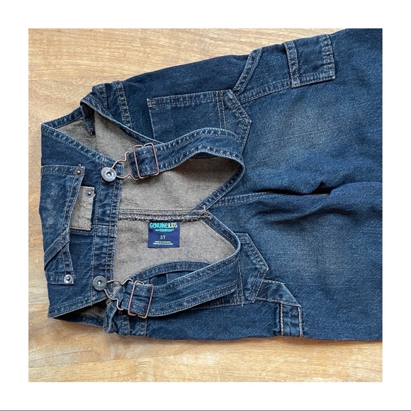 OshKosh B’gosh 3T Denim Overalls - Picture 6 of 7
